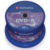 Verbatim DVD+R 4,7GB 16x, 50ks - média, AZO, spindle 43550; 43550