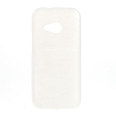 Broušený gelový obal na HTC One mini 2 - bílý
