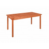 ROJAPLAST Zahradní stůl - SORRENTO, 140x77 cm, dřevěný