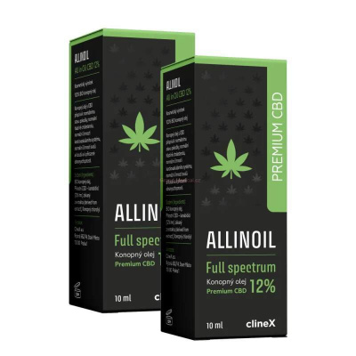 2 x ALLINOIL 12% FULL SPECTRUM PREMIUM CBD