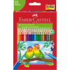 Pastelka Faber-Castell 120536 trojhranná, papírová krabička 36 ks + ořezávátko