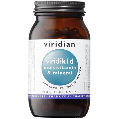 Viridian Viridikid Multivitamin 90 kapslí (pro děti)