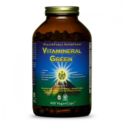HealthForce Vitamineral Green™, 400 rostlinných kapslí