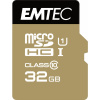 Emtec Elite Gold microSDHC 32 GB [ECMSDM32GHC10GP]