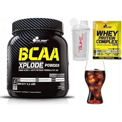 BCAA Xplode prášek Olimp 500 g cola