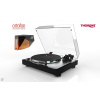 Thorens TD 402 DD Piano + Ortofon 2M BRONZE: gramofonový přístroj s přímým pohonem