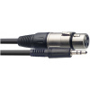 Stagg SAC3MPSXF, kabel XLR/mini JACK, 3m