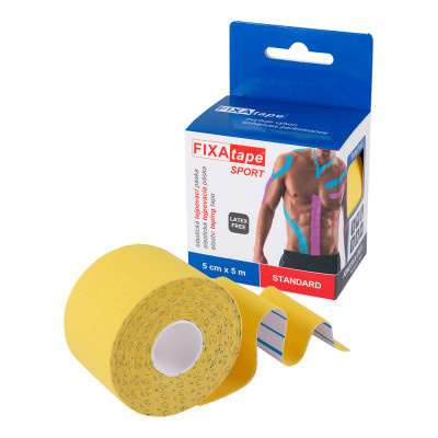 FIXAtape Sport Standard tejp.páska 5cmx5m žlutá