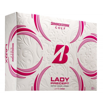 BRIDGESTONE Precept Lady dámské golfové míčky - růžové (12 ks)