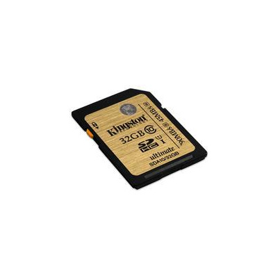 Kingston 32GB SecureDigital (SDHC) UHS-I Ultimate Memory Card (Class 10) SDA10/32GB