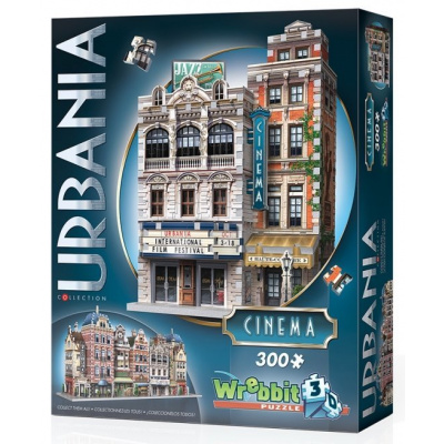 WREBBIT 3D puzzle Urbania: Kino 300 dílků