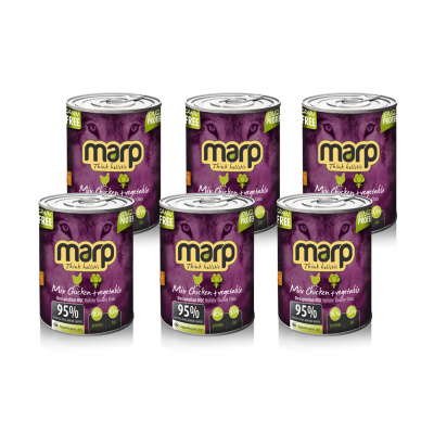 Marp MIX Chicken & Vegetable konzerva pro psy kuře + zelenina Hmotnost: 6x400g