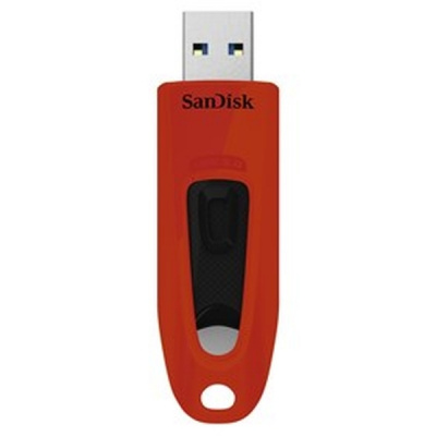 SanDisk Ultra 64GB flash disk, USB 3.0, červený