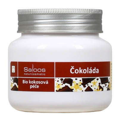 Bio kokosový olej Kokos – Čokoláda 250 ml (Saloos Bio kokosové oleje)