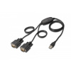 DIGITUS USB to Serial Adapter, RS232 2 x RS232, cable type, Chipset: FT2232H, 1.5m (DA-70158)
