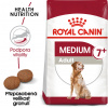 Royal Canin Medium Adult 7+ granule pro dospělé stárnoucí střední psy - 15 kg