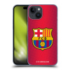 Obal na mobil Apple Iphone 15 - HEAD CASE - FC BARCELONA - Velký znak červená a modrá (Pouzdro, kryt pro mobil Apple Iphone 15 - Fotbalový klub FC Barcelona - Červená modrá tečky)