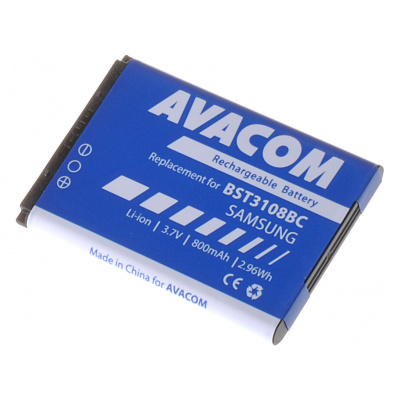 Náhradní baterie AVACOM Baterie do mobilu Samsung X200, E250 Li-Ion 3,7V 800mAh (náhrada AB463446BU) GSSA-E900-S800A