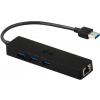 Replikátor portů i-tec USB 3.0 Slim HUB 3 Port + GLAN Adapter (U3GL3SLIM)