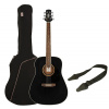 Akustická kytara paket Ashton D25 BK Pack