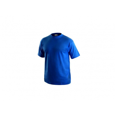 Tričko CXS DANIEL, krátký rukáv, středně modré Velikost: 5XL