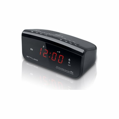 Muse | M-12CR | Alarm function | Black | Clock radio PLL