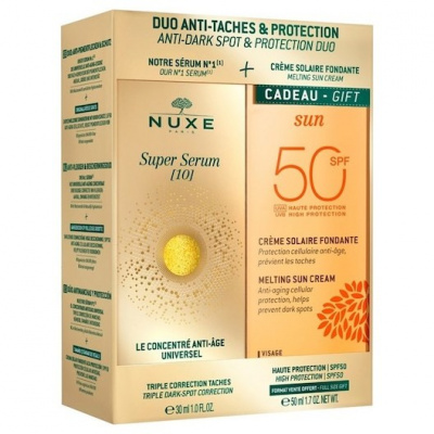 Nuxe Péče o tělo Sun Super Serum + Nuxe Sun High Protection SPF50 Dárková sada 1 Stk.