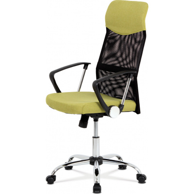 Autronic Kancelářská židle KA-E301 GRN, zelená/černá MESH, kov