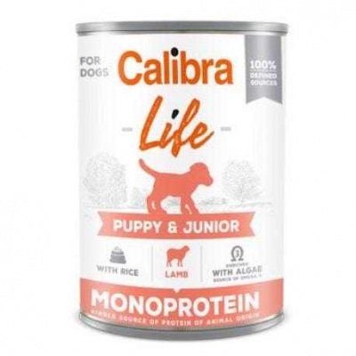 Calibra Dog Life konz.Puppy&Junior Lamb&rice 400g