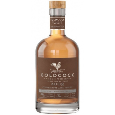 Gold Cock 2008 Coffee Rum Finish 62,7% 0,7l (holá láhev)