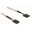 Delock interní USB kabel samice/samice 4pin/5pin 50cm 82439