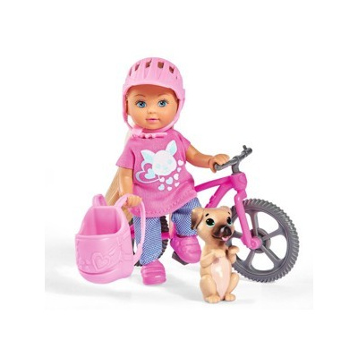 Simba panenka Evička s bicyklem
