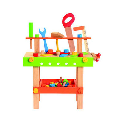 Bino - Dětský pracovní stůl s nářadím