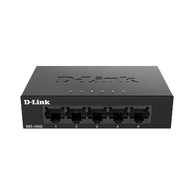 D-Link DGS-105GL Kovový 5-portový Gigabit stolní switch DGS-105GL/E
