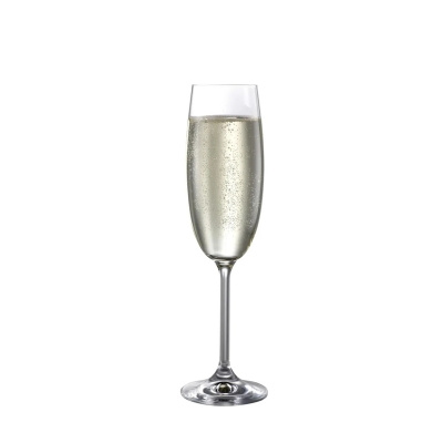 Bohemia Crystal Sklenice na šampaňské Natalie 190ml (set po 6ks)