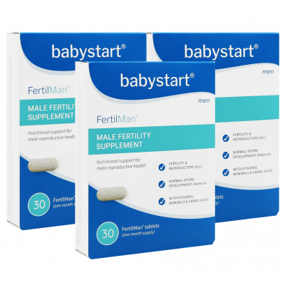 Babystart FertilMan vitamíny pro muže s L-taurinem tbl. 30 3 balení: 3x 30 tablet