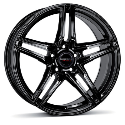 Alu disk Borbet XRT 8x18, 5x112, 72.5, ET45 black glossy