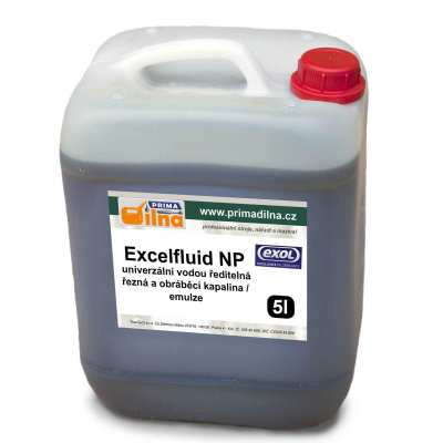 Exol Excelfluid NP, univerzální vodou ředitelná řezná a obráběcí kapalina, emulze, 5l (Exol Lubricants)