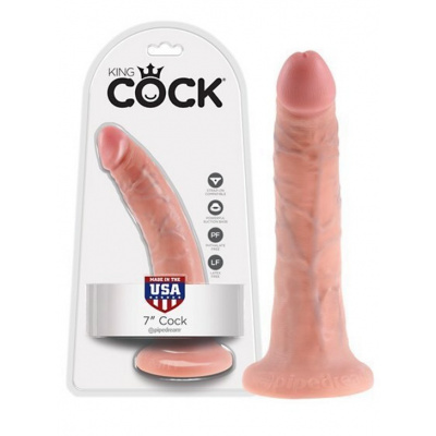 King Cock - Dual Density Cock 7 Inch Flesh