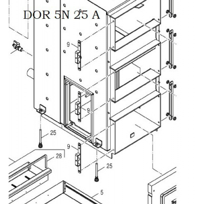 Dakon Západka sestava DAKON DOR N AUTOMAT , DOR 5N AUTOMAT 8738103823