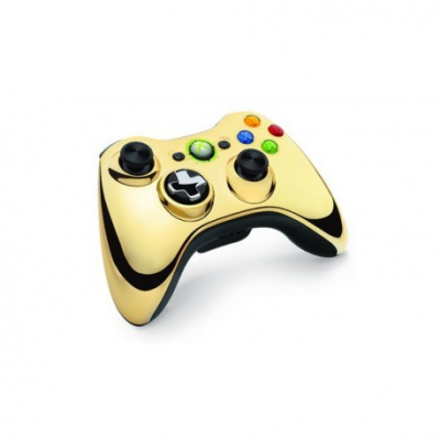 Microsoft Xbox 360 Wireless Controller - ZLATÝ