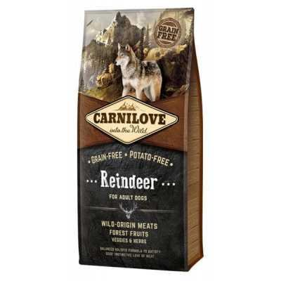 Carnilove Reindeer for adult dogs 12 kg