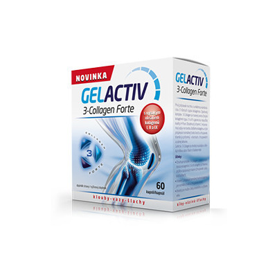 GelActiv 3-Collagen Forte cps.60+60 Zdarma