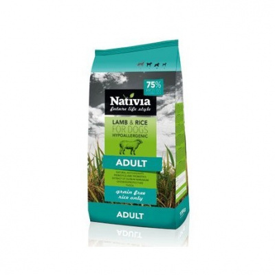Nativia Dog Adult Lamb&Rice 15kg Nativia 48751id