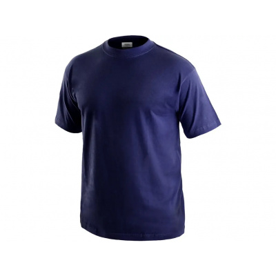 Tričko CXS DANIEL, krátký rukáv, tmavě modré Velikost: XL