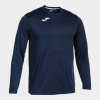 Pánské/Chlapecké sportovní tričko JOMA L/S T-SHIRT COMBI NAVY BLUE Velikost: S, Barva: NAVY