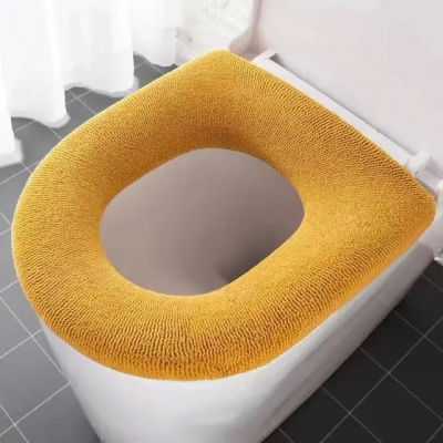 Univerzální potah na WC sedátko - žlutá
