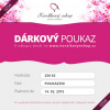 Dárkový poukaz - 250 Kč