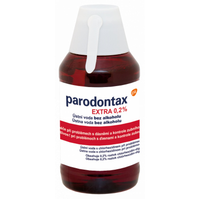 Parodontax Extra 0,2% ústní voda s chlorhexidinem na zánět dásní 300ml