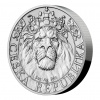Česká mincovna Stříbrná dvouuncová investiční mince Český lev 2022 stand 62,2 g
